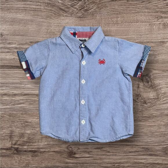 Mudpie Crab Button Up - Picture 1 of 2